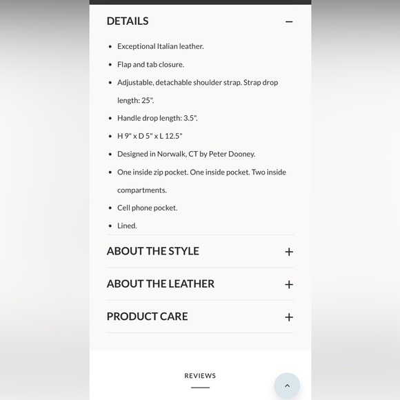 Dooney & Bourke Tan Leather Satchel with Gold Accents - Picture 8 of 9